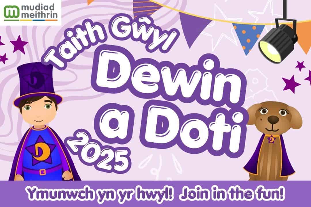 Poster Gwyl Dewin a Doti